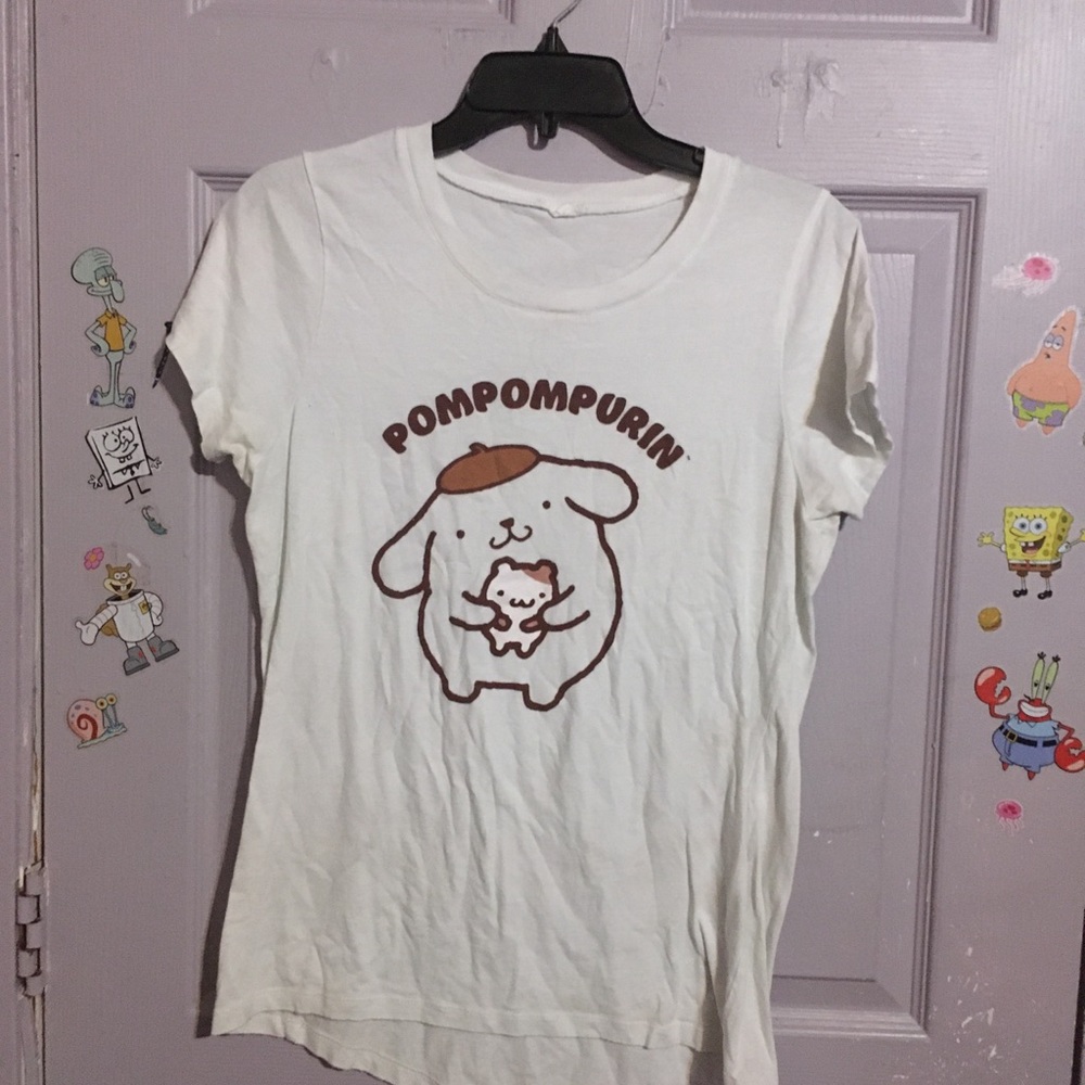 Pompompurin Graphic Tee - White